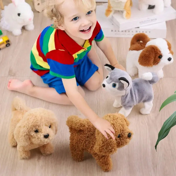 Walking Barking Plush Puppy Toy