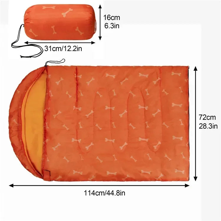Warm Outdoor Dog Sleeping Bag
