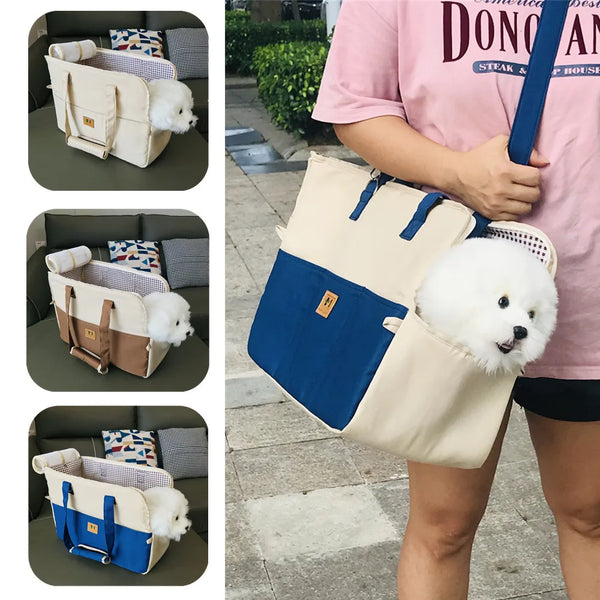 Pet Carrier for Cats Dog, Portable 41X31X19cm